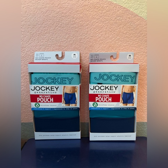 2 x 3pack Jockey no chafe pouch boxer briefs (6) NWT - Picture 2 of 4